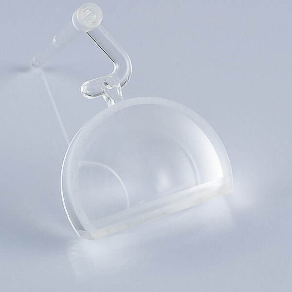 Injection molding sample lenses