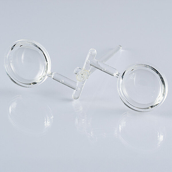 Injection molding sample lenses