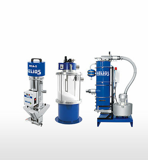 Suitable vacuum conveying technology for Oktomat® discharging stations