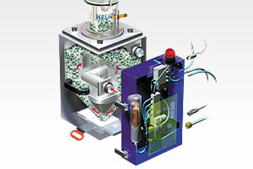 Jetboxx® plastic dryer system graphic representation 