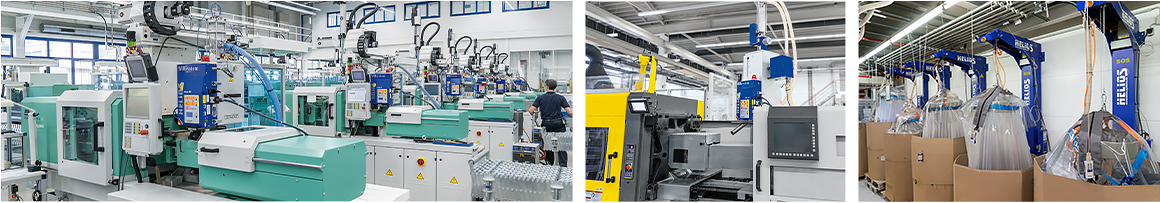 Helios Maschinen- und Gerätebau für das Materialhandling in der Kunststoff- und Chemie-Industrie