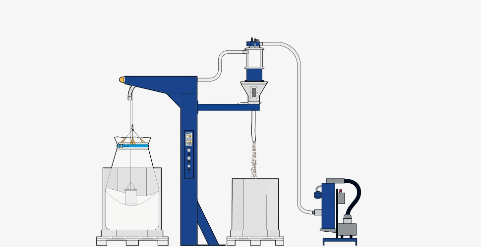 Oktomat® refilling station as pedestal version