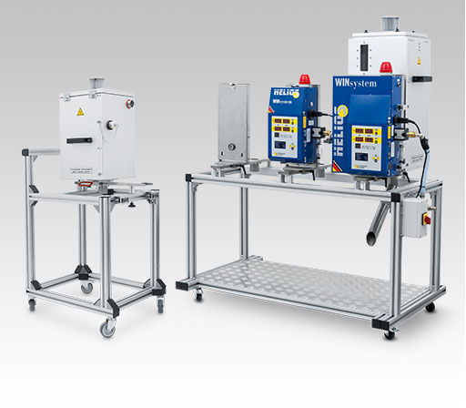 Jetboxx® plastic granulate dryers with mobile drying containers